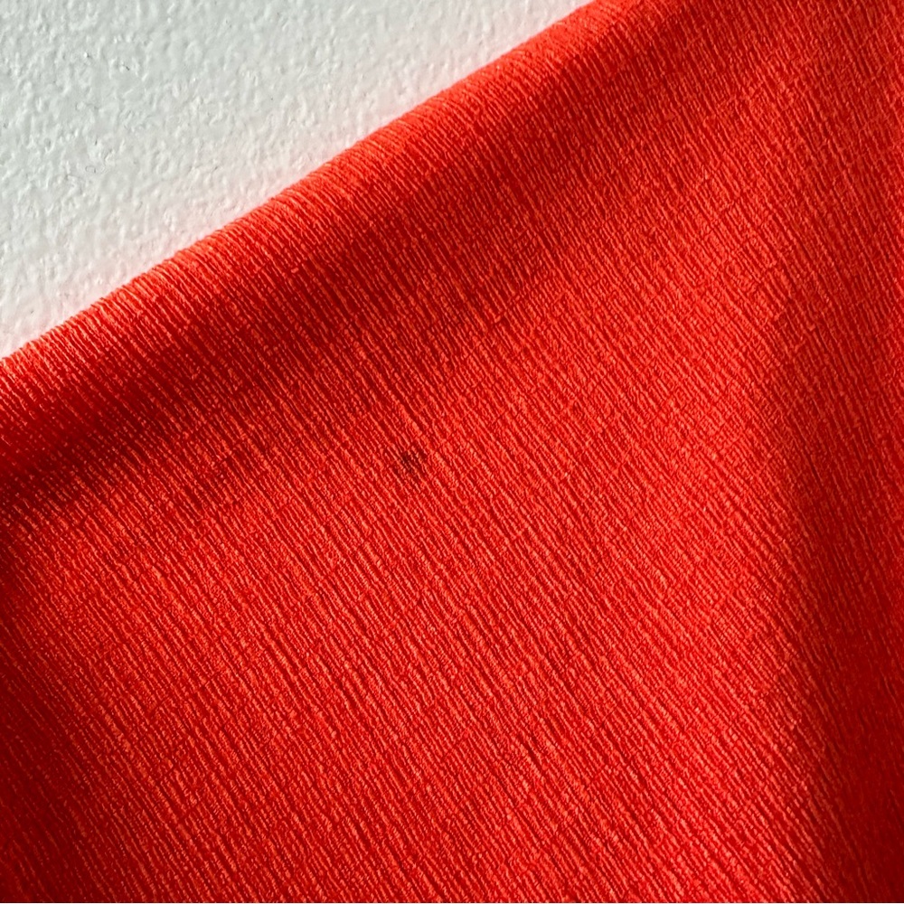 Zara bright red twist top blouse shirt - Picture 5 of 5